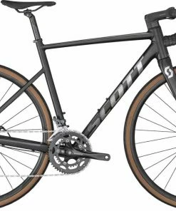 Scott Speedster 40 Matt Black / Brushed Silver Vélo De Course En Aluminium Homme