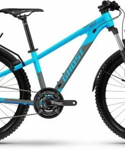 Ghost Kato Youth EQ Bright Blue / Black VTT Semi-rigide