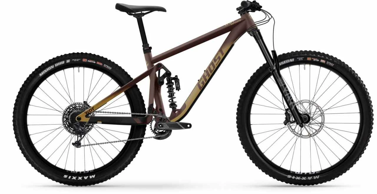 Ghost Riot EN Essential Metalic Rust Dark Red / Light Dust Matt Fully Mountainbike 1 Ghost Riot EN Essential Metalic Rust Dark Red / Light Dust Matt Fully Mountainbike