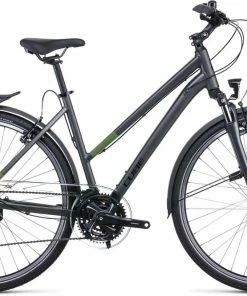 Cube Touring Iridium N Green Vélo Trekking Femme