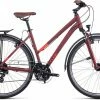 Cube Touring Darkred N Red Vélo Trekking Femme