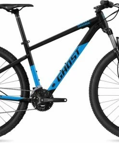 Ghost Kato Universal 27.5 AL Black / Bright Blue Glossy VTT Semi-rigide