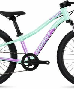 Ghost Lanao 20 Full Party Light Mint Pearl / Fogbow Purple Glossy Vélo Enfant 20 Pouces