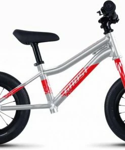 Ghost Powerkiddy 12 Rainbow Silver / Riot Red Glossy Draisienne