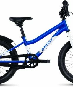 Ghost Powerkid 16 Candy Blue / Pearl White Glossy Vélo Enfant 16 Pouces