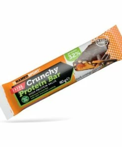 Named Sport Barre Energétique NamedSport Crunchy Proteinbar Chocolat Noir/Orange 40g