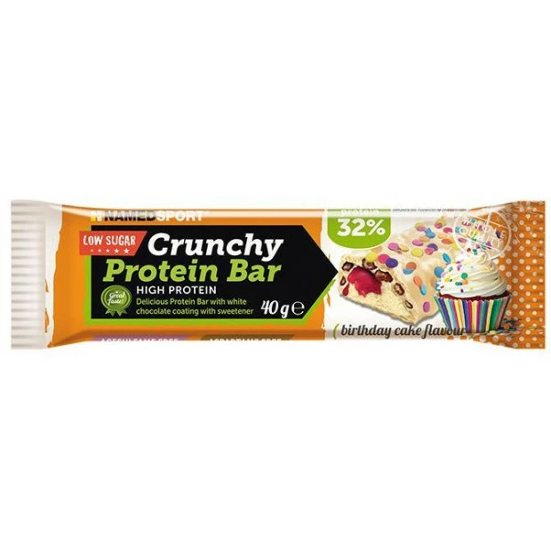 Named Sport Barre Energétique NamedSport Crunchy Proteinbar Gâteau D'Anniversaire 40g 1 Named Sport Barre Energétique NamedSport Crunchy Proteinbar Gâteau D'Anniversaire 40g