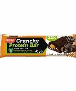 Named Sport Barre Energétique NamedSport Crunchy Proteinbar Rocher Chocolat Noir 40g