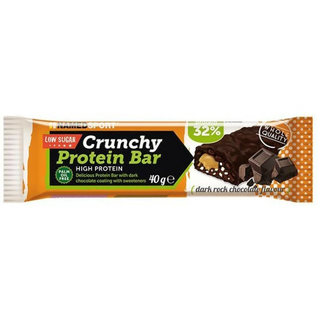 Named Sport Barre Energétique NamedSport Crunchy Proteinbar Rocher Chocolat Noir 40g 1 Named Sport Barre Energétique NamedSport Crunchy Proteinbar Rocher Chocolat Noir 40g