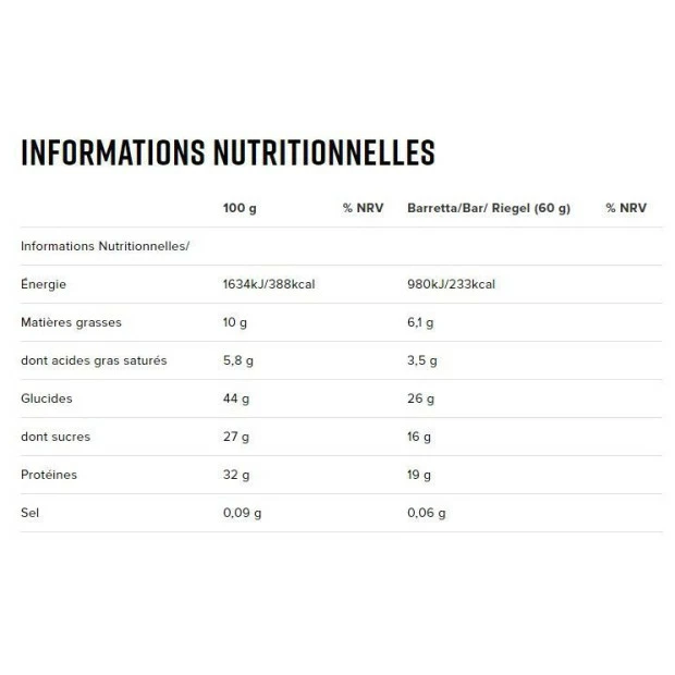 Named Sport Barre Energétique NamedSport ITech 32% Proteinbar Noix De Coco 60g 2 Named Sport Barre Energétique NamedSport ITech 32% Proteinbar Noix De Coco 60g – Image 2
