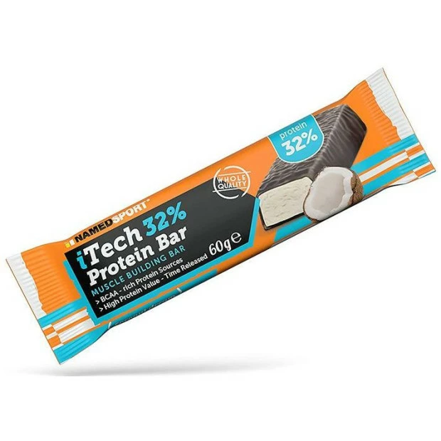 Named Sport Barre Energétique NamedSport ITech 32% Proteinbar Noix De Coco 60g 1 Named Sport Barre Energétique NamedSport ITech 32% Proteinbar Noix De Coco 60g