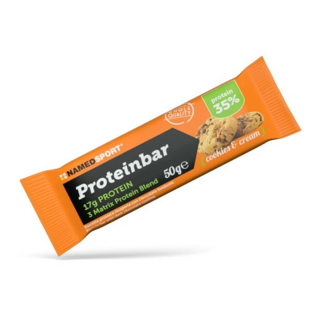Named Sport Barre Energétique NamedSport Proteinbar Cookie Crème 50g 1 Named Sport Barre Energétique NamedSport Proteinbar Cookie Crème 50g