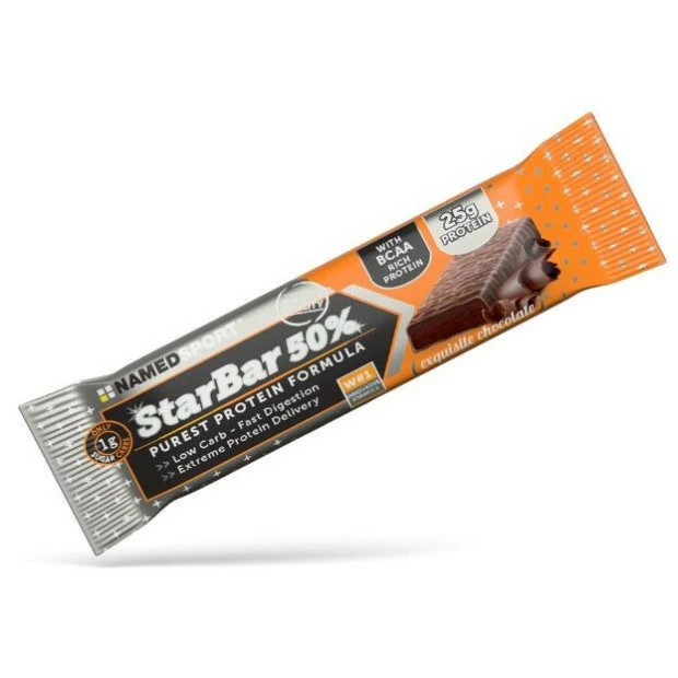Named Sport Barre Energétique NamedSport Starbar 50% Chocolat 50g 1 Named Sport Barre Energétique NamedSport Starbar 50% Chocolat 50g