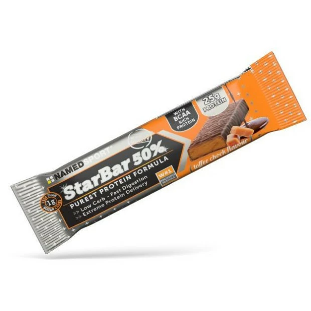 Named Sport Barre Energétique NamedSport Starbar 50% Toffee 50g 1 Named Sport Barre Energétique NamedSport Starbar 50% Toffee 50g