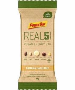 Barre Energétique PowerBar Real5 Vegan Banane/Noisettes 65g