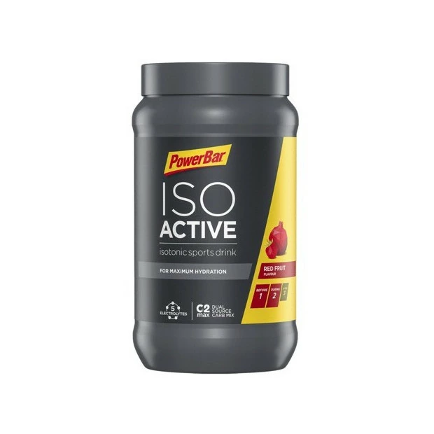 Boisson Energétique PowerBar IsoActive Fruits Rouges 600g 1 Boisson Energétique PowerBar IsoActive Fruits Rouges 600g
