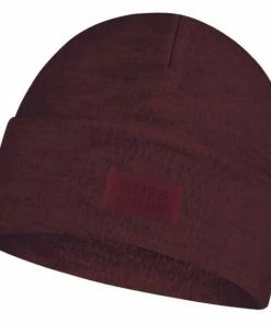 Bonnet Buff Merino Fleece - Marron