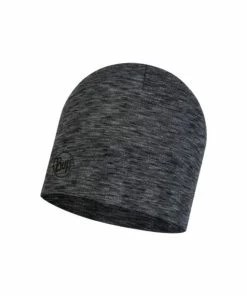 Bonnet Buff Midweight Laine Mérinos - Gris