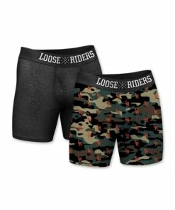 Boxer Loose Riders Noir + Camouflage