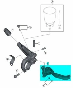 Bras De Levier De Frein Shimano XTR BL-M9020