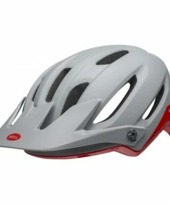 Casque Bell 4Forty - Gris Mat/Rouge