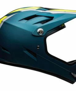 Casque Bell Sanction Bleu/Jaune Fluo -Vélo de montagne Soldes casque bell sanction bleu jaune fluo 3