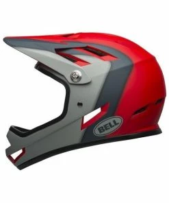 Casque Bell Sanction Rouge/Gris -Vélo de montagne Soldes casque bell sanction rouge gris 2