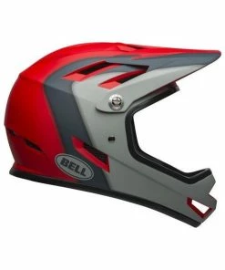 Casque Bell Sanction Rouge/Gris -Vélo de montagne Soldes casque bell sanction rouge gris 3
