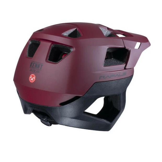 Casque Enduro/All Mountain Kenny Rafale Rouge Foncé 3 Casque Enduro/All Mountain Kenny Rafale Rouge Foncé – Image 3