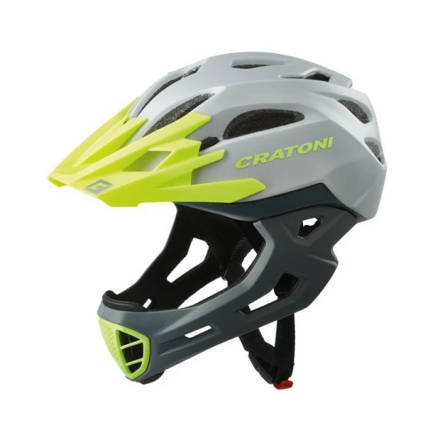 Casque Intégral Cratoni C-Maniac - Gris/Lime Matt 1 Casque Intégral Cratoni C-Maniac - Gris/Lime Matt