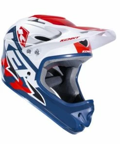 Casque Intégral Kenny Downhill Graphic Patriot (Bleu-Blanc-Rouge)
