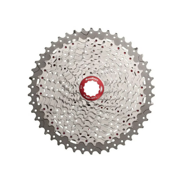 Cassette SunRace CSMX80 11 Vitesses - 11/50 - Argent 1 Cassette SunRace CSMX80 11 Vitesses - 11/50 - Argent