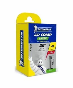 Chambre à Air Michelin AIRCOMP LATEX ATB C4 Schrader 26'