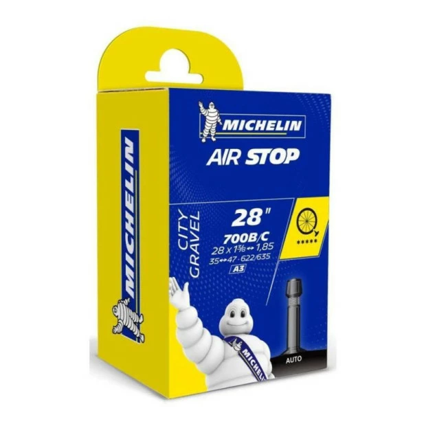 Chambre à Air Michelin AIRSTOP A3 700x35-47 Schrader 1 Chambre à Air Michelin AIRSTOP A3 700x35-47 Schrader