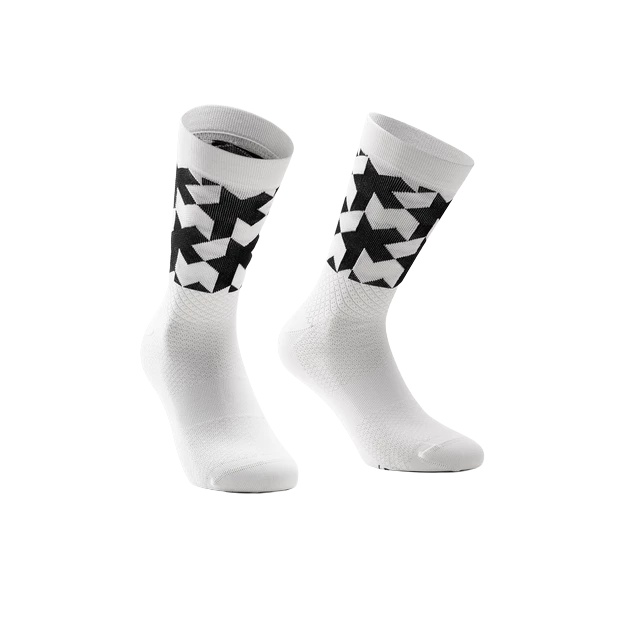 Chaussettes Assos Monogram_evo8 Blanc Saint 1 Chaussettes Assos Monogram_evo8 Blanc Saint