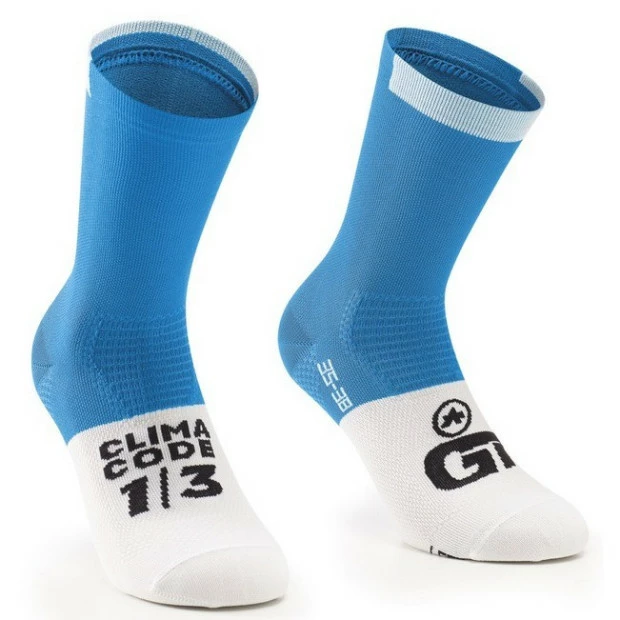 Chaussettes Eté Assos GT C2 16cm Bleu 1 Chaussettes Eté Assos GT C2 16cm Bleu