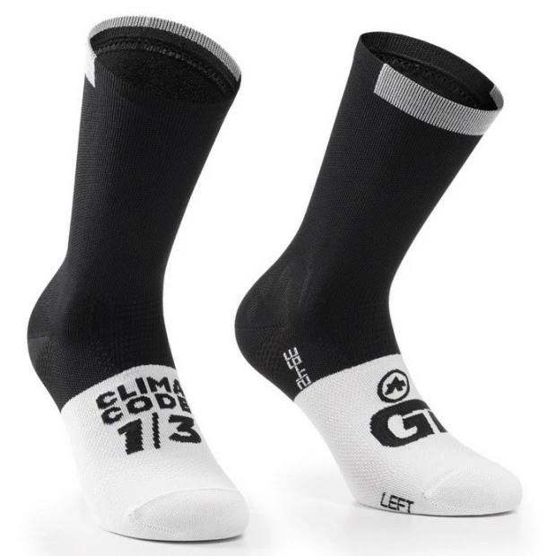 Chaussettes Eté Assos GT C2 16cm Noir 1 Chaussettes Eté Assos GT C2 16cm Noir