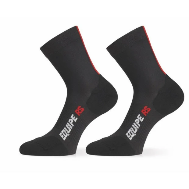 Chaussettes Eté Assos RS Noir/Rouge 1 Chaussettes Eté Assos RS Noir/Rouge