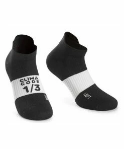 Chaussettes Eté Basses Assos Hot Summer Noir/Blanc