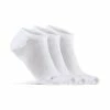 Chaussettes Eté Basses Craft Core Dry Footies Blanc 3 Paires