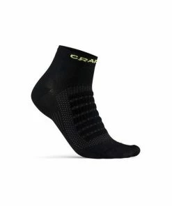 Chaussettes Eté Mi-Hautes Craft Advanced Dry Noir