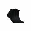 Chaussettes Eté Mi-Hautes Craft Core Dry Noir 3 Paires
