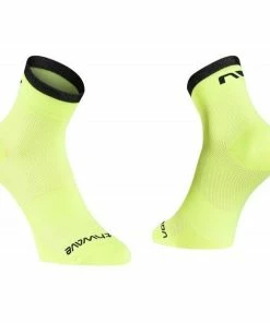 Chaussettes Eté Northwave Origin Jaune Fluo/Noir