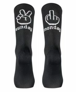 Chaussettes Eté Northwave Sunday Monday Noir/Blanc