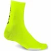 Chaussettes Giro HRC Team Jaune Fluo/Noir