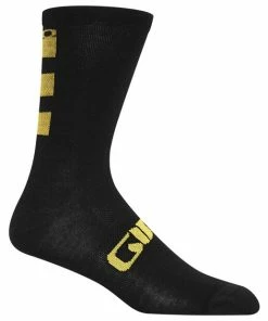 Chaussettes Giro Seasonal Merino Wool Jaune/Noir