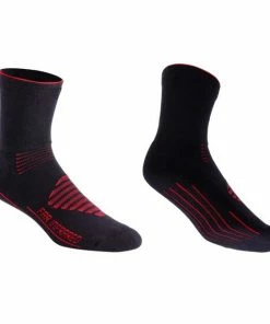 Chaussettes Hiver BBB InfraRouge FirFeet Noir/Rouge