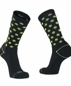 Chaussettes Hiver Northwave Core Noir/Jaune Fluo