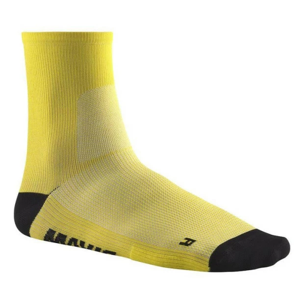 Chaussettes Mi-hautes Mavic Essential - Jaune 1 Chaussettes Mi-hautes Mavic Essential - Jaune
