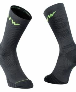 Chaussettes Northwave Extreme Pro Noir/Lime Fluo